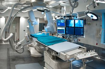 Medical equipments in hospital operation room