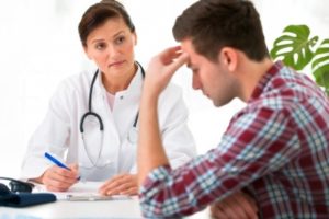 A man feels vertigo and sees a doctor